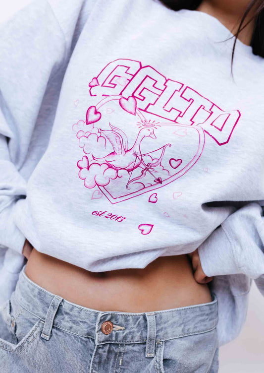 Unisex Cupid Sweatshirt - Ash Grey