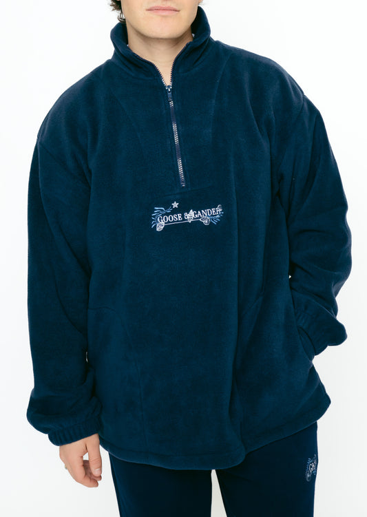 Coastal 1/4 Zip Fleece - Navy