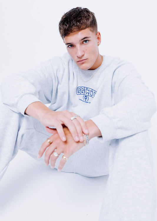 Varsity Sweatshirt - Ash Grey