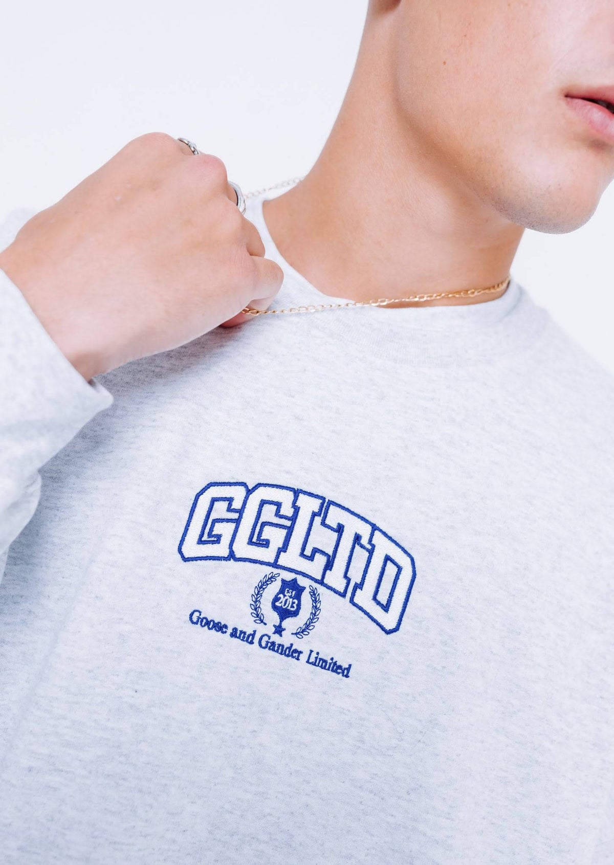Varsity Sweatshirt - Ash Grey