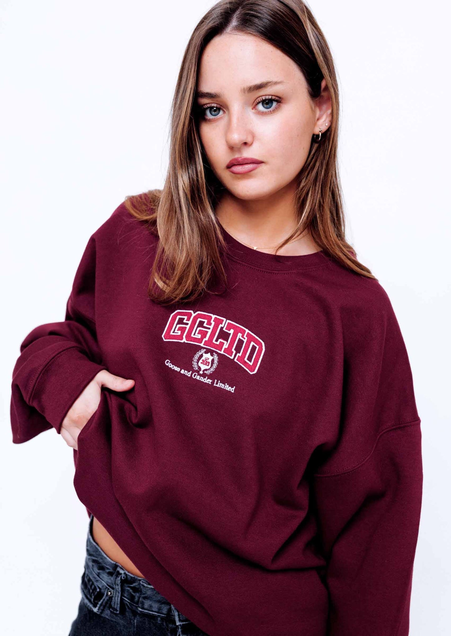 Varsity Sweatshirt - Burgundy