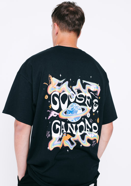 Unisex Galactic Goose Tee - Black