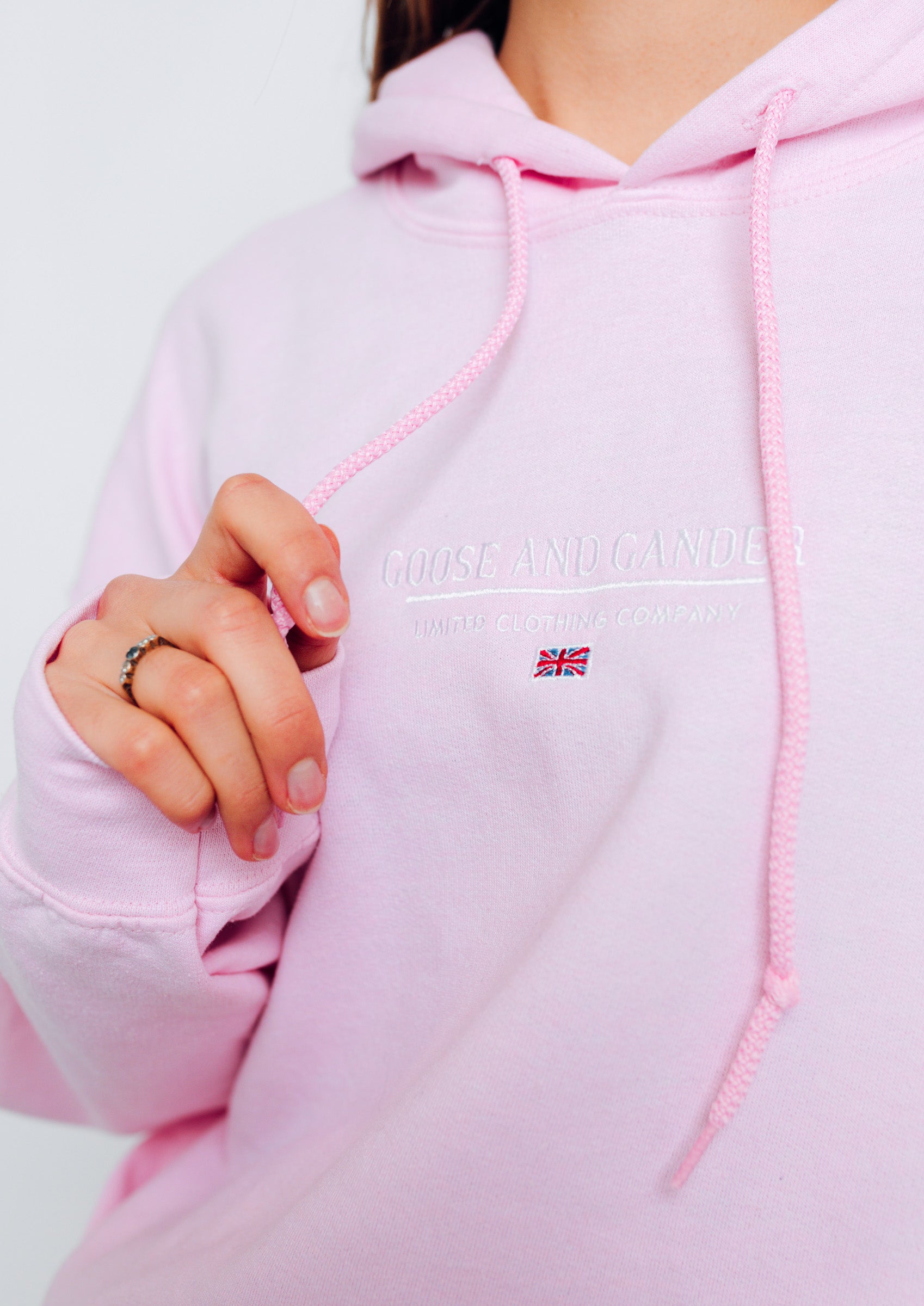 Baby pink store colour hoodie